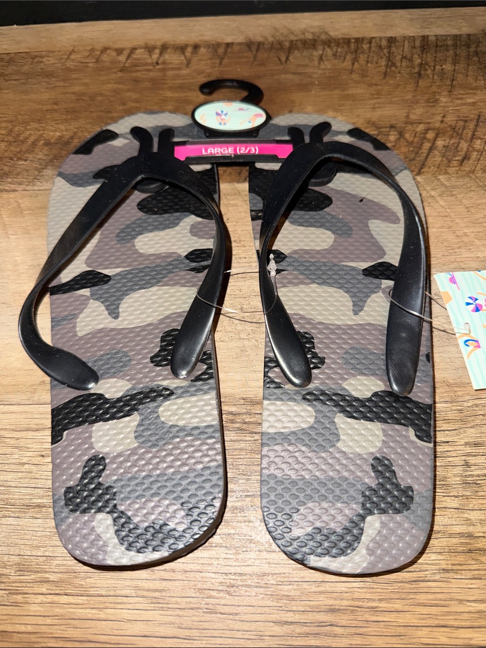 Large (2/3) Camouflage Flip Flops
